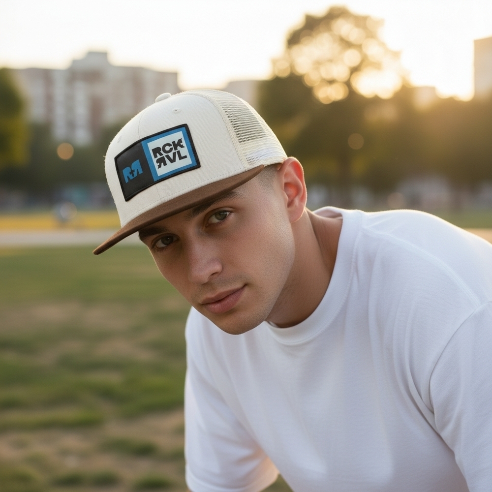 🆕️Rock Revival Patch Color Block Snap Back Cap. Men's Size: OS Fits All.